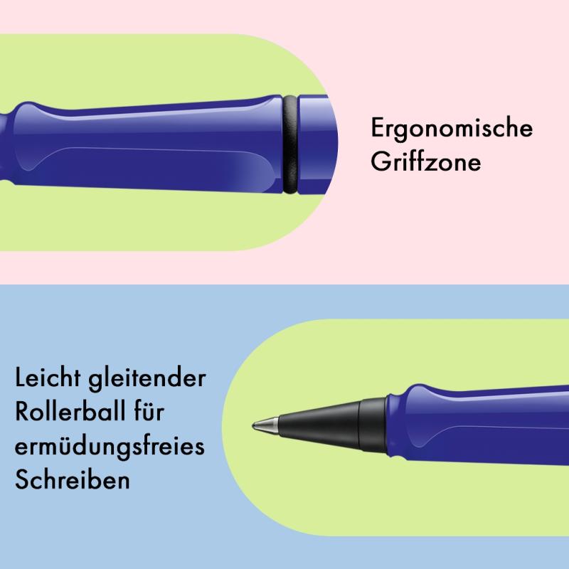 LAMY Tintenpatronenroller safari roll-ink blue