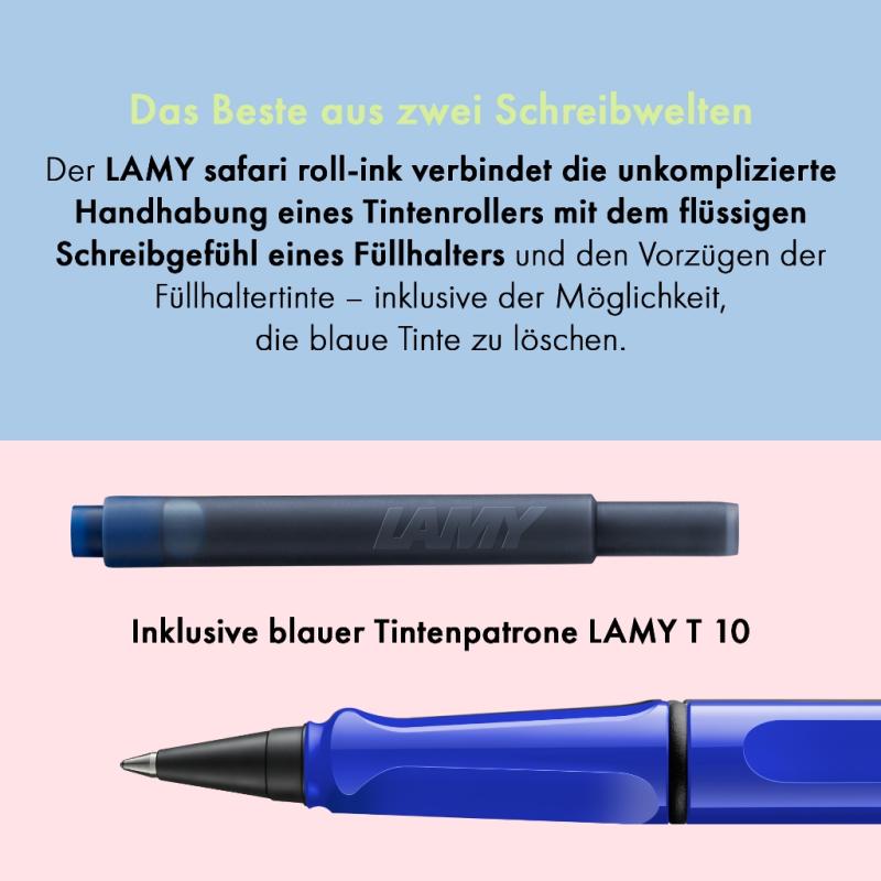 LAMY Tintenpatronenroller safari roll-ink blue