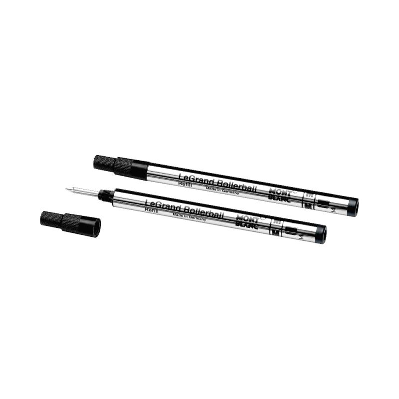 MontBlanc® Rollerball Pen Refill LeGrand M 2 Stück mystery black