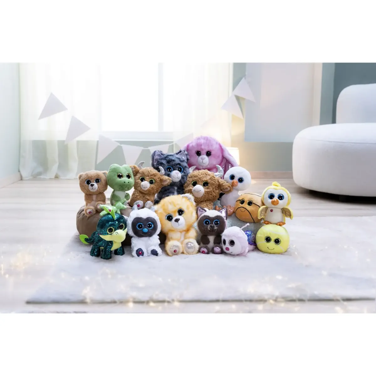 Nici Glubschis 15cm Waschbär Clooney schlenkernd