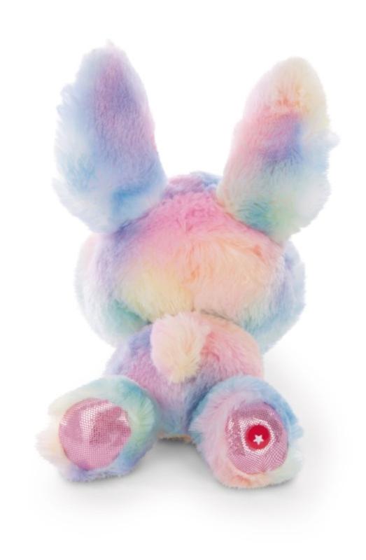 Nici Glubschis 15cm Hase Rainbow Candy liegend