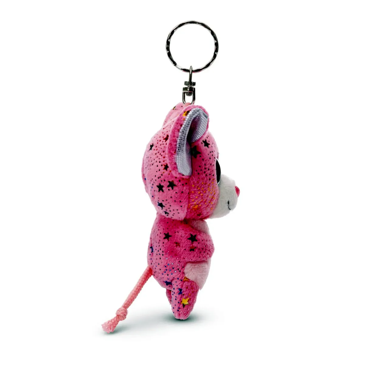 Nici Glubschis 9cm Kuscheltier-Schlüsselanhänger mit Loop in Schulranzen-Box Maus Miss Mausie