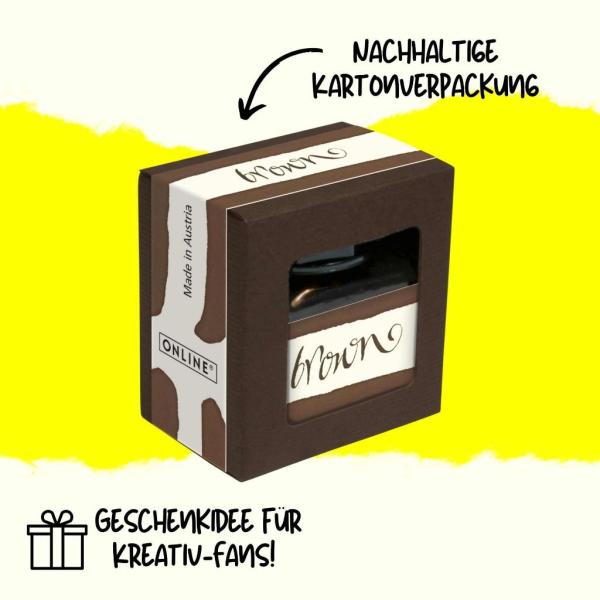 Online Tintenglas 15ml Colour Inspiration brown