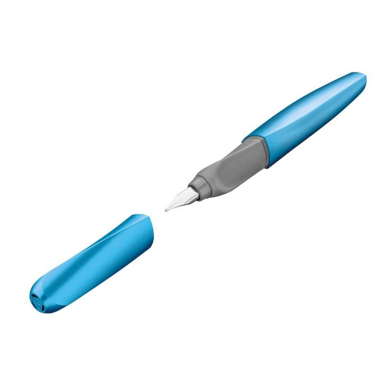 Pelikan Füllhalter Twist P457M frosted blue - Feder: M