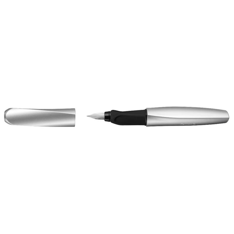 Pelikan Füllhalter Twist P457M silber Feder: M