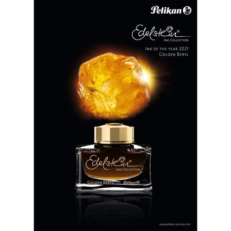 Pelikan Tintenglas Edelstein® Ink Collection 50ml Golden Beryl - Ink of the Year 2021