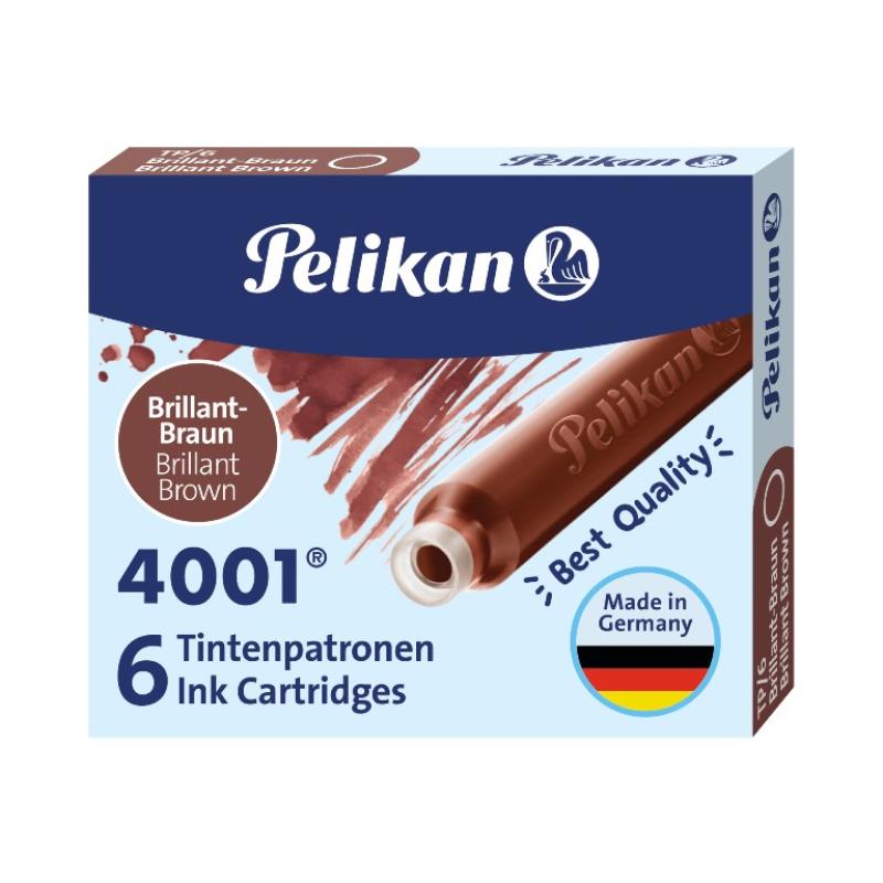 Pelikan Tintenpatronen TP/6 Tinte 4001® Braun