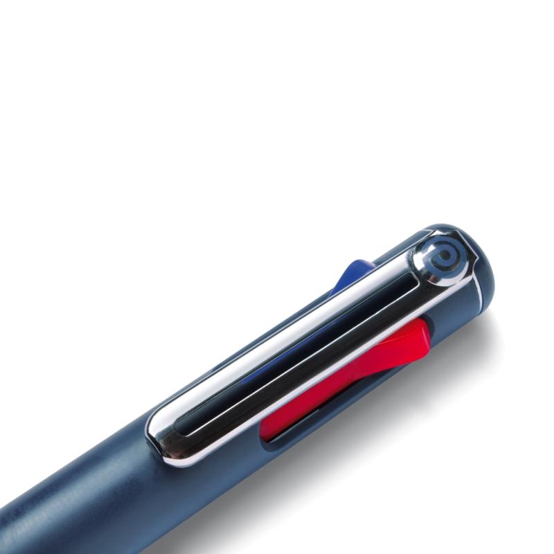 Pentel Mehrfarb-Druckkugelschreiber iZee BXC470 dunkelblau