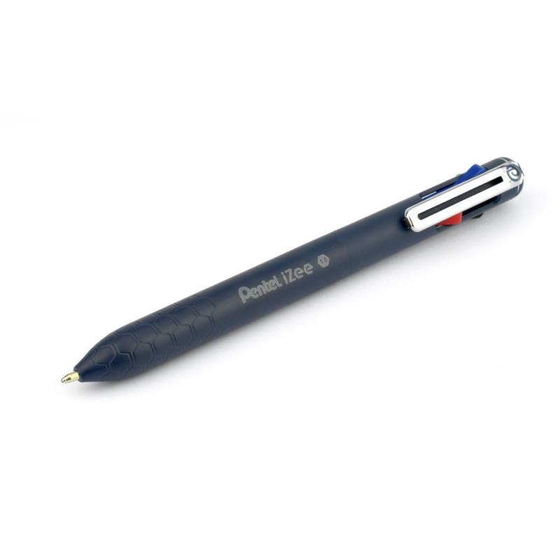 Pentel Mehrfarb-Druckkugelschreiber iZee BXC470 dunkelblau