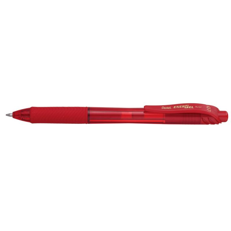 Pentel Tintenroller Liquid Gel EnerGel X 0.35mm Metallspitze rot