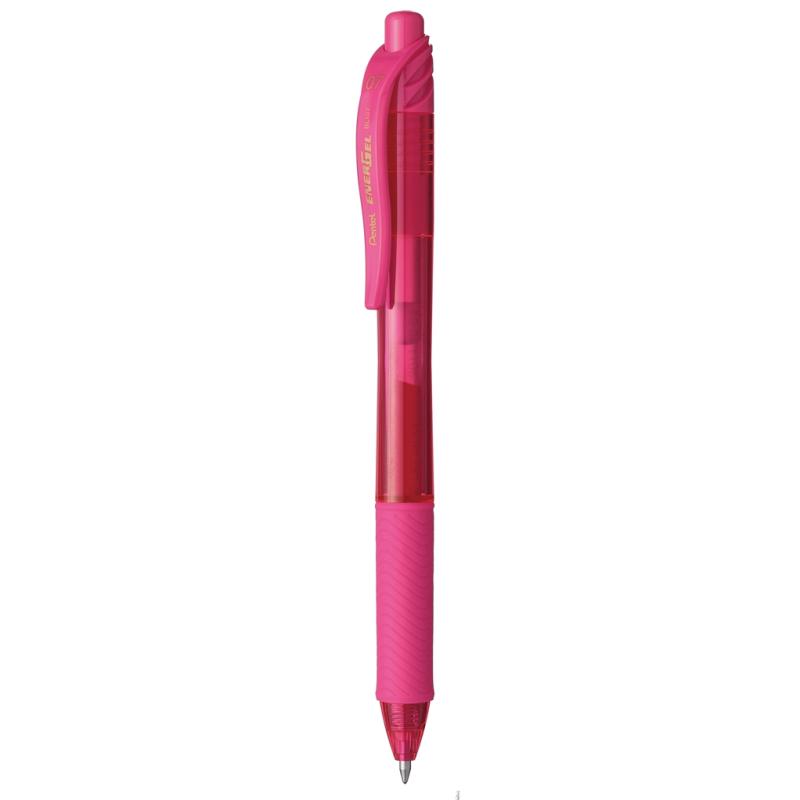 Pentel Tintenroller Liquid Gel EnerGel X 0.35mm Metallspitze pink