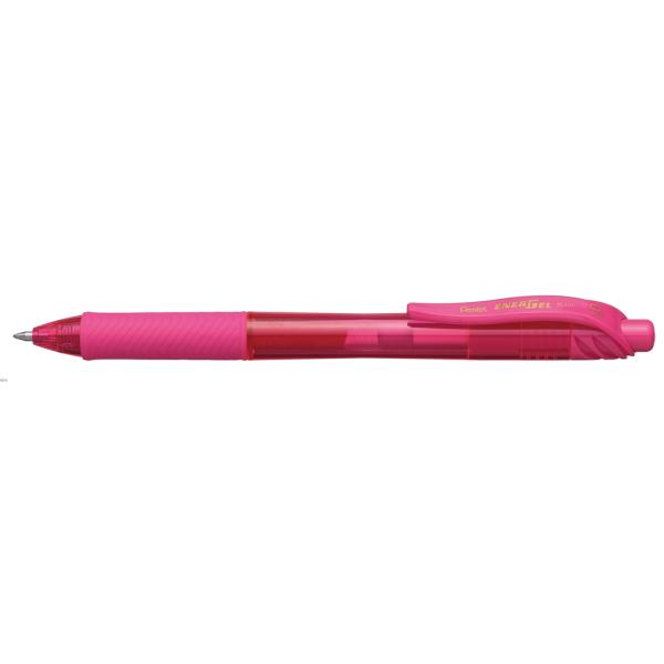 Pentel Tintenroller Liquid Gel EnerGel X 0.35mm Metallspitze pink