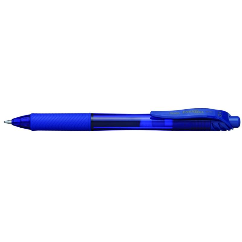 Pentel Tintenroller Liquid Gel Energel X 0.5mm Metallspitze blau