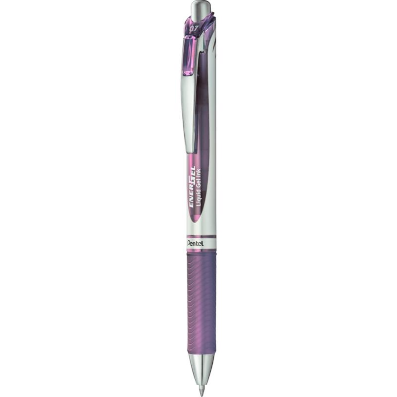 Pentel Tintenroller Liquid Gel EnerGel 0.7 0,35mm Metallspitze lila