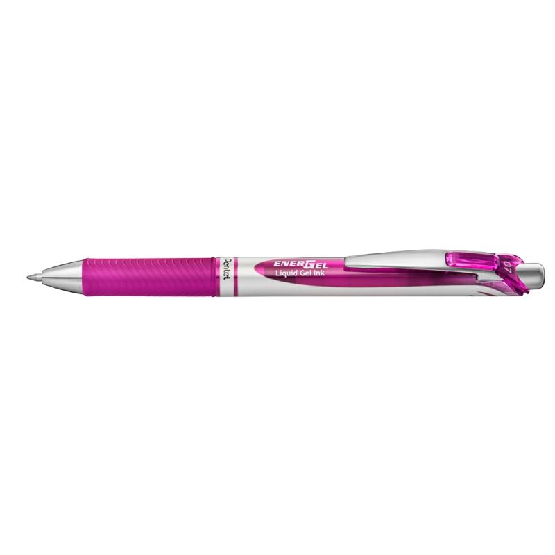 Pentel Tintenroller Liquid Gel EnerGel 0.7 0,35mm Metallspitze magenta