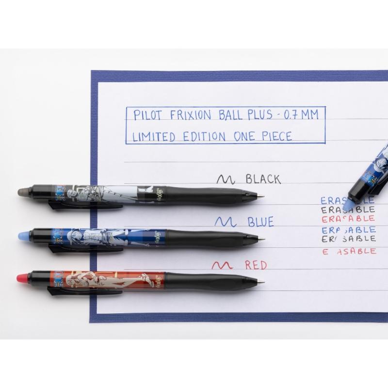 Pilot Tintenroller Frixion Ball+ M blau Limited-Edition: One Piece Ruffy