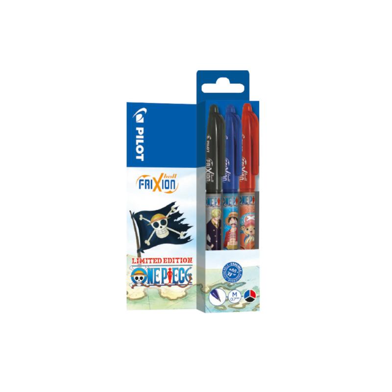 Pilot Tintenroller Frixion Ball 0,7 M Limited-Edition One Piece 3er Set