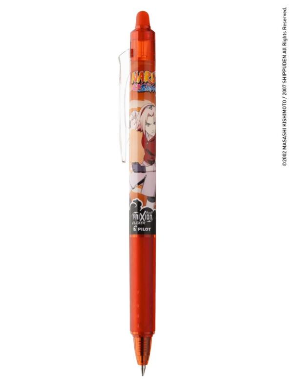 Pilot Tintenschreiber Frixion Ball Clicker 0,7 M rot Limited-Edition Naruto Shippuden