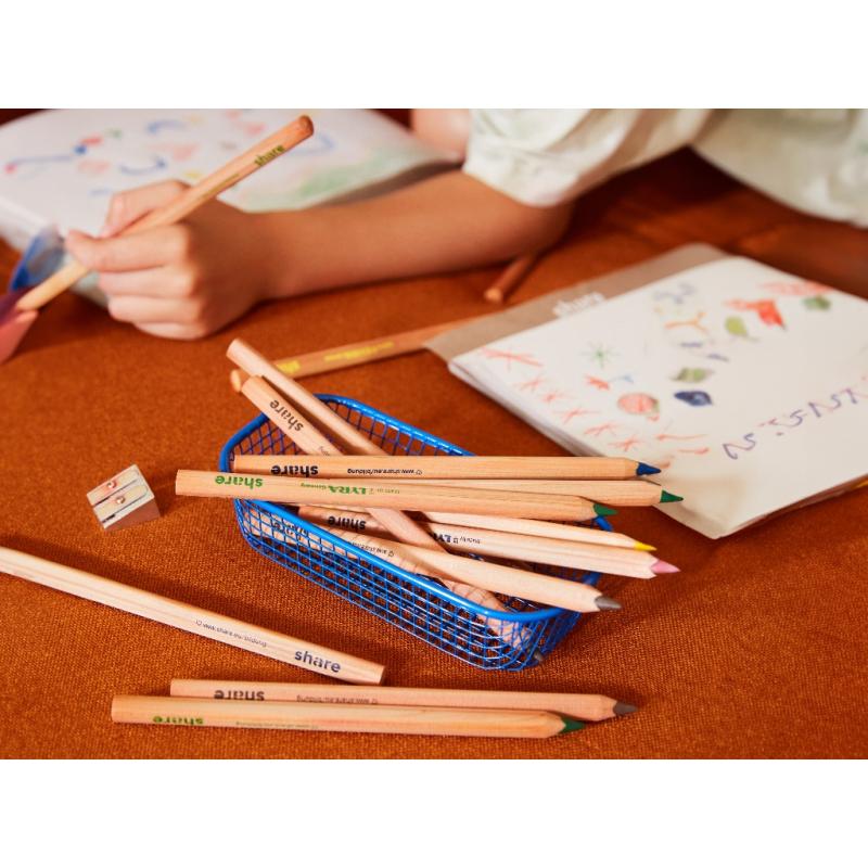 share 5 Jumbo Buntstifte natur