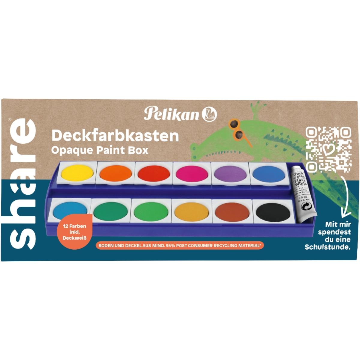 share Deckfarbkasten 12 Farben