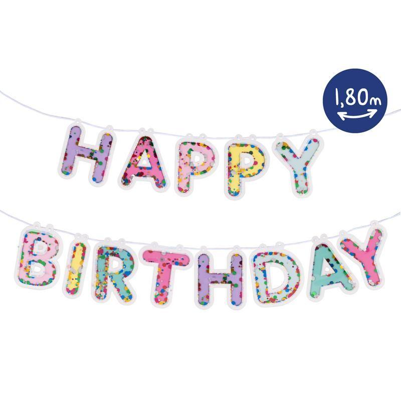 Trendhaus Birthday Fun Konfetti Girlande "Happy Birthday"