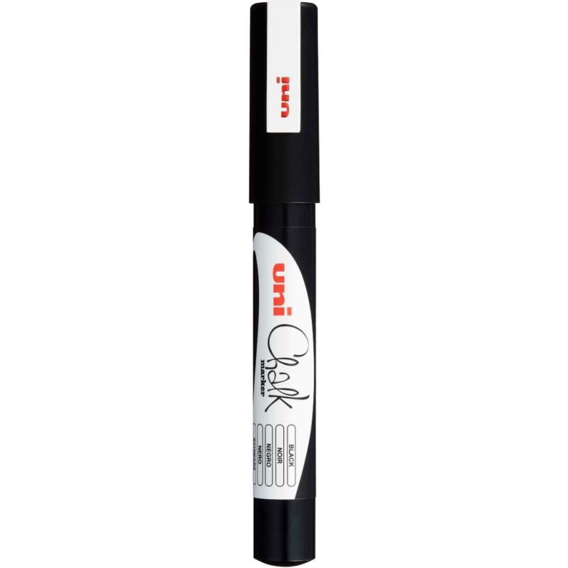 UniBall Uni Chalk PWE3MS Kreidemarker schwarz