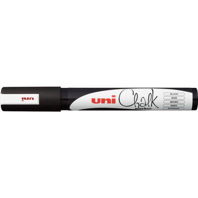 UniBall Uni Chalk PWE5M Kreidemarker schwarz