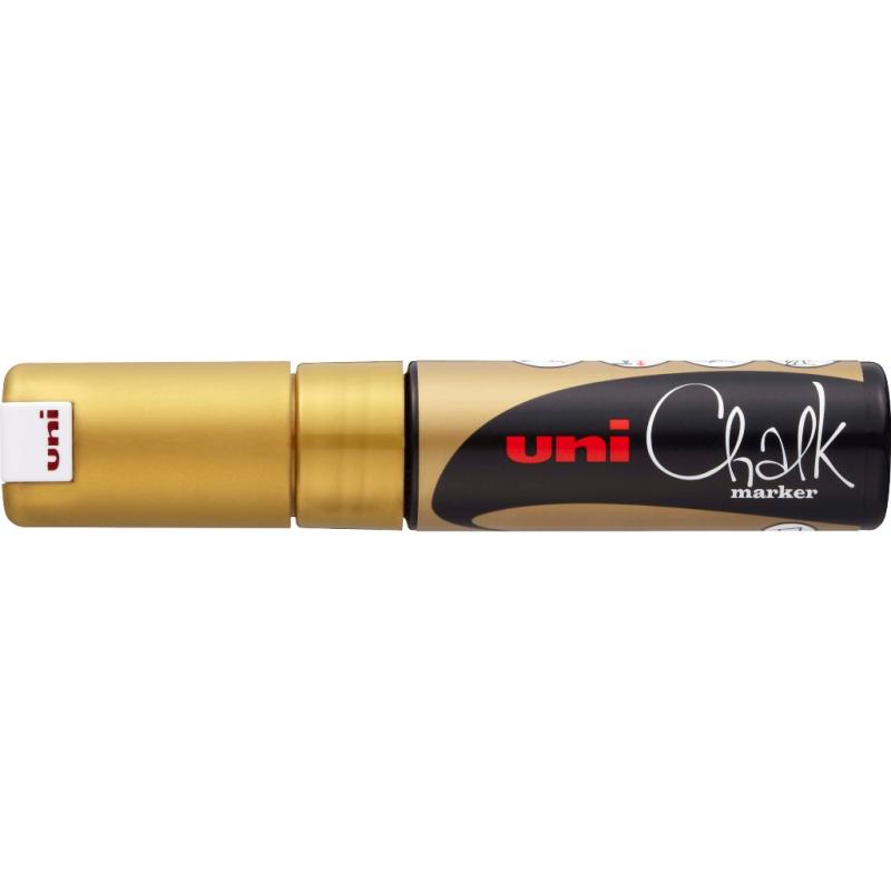 UniBall Uni Chalk PWE8K Kreidemarker gold