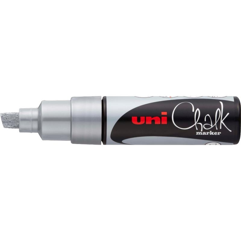 UniBall Uni Chalk PWE8K Kreidemarker silber