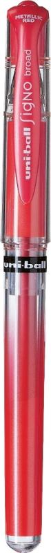 UniBall Gelroller SIGNO broad 0,6mm metallic rot