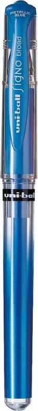 UniBall Gelroller SIGNO broad 0,6mm metallic blau