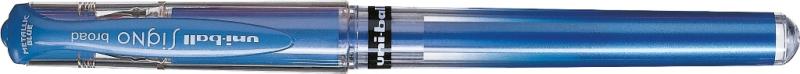 UniBall Gelroller SIGNO broad 0,6mm metallic blau