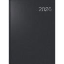 rido/idé Buchkalender Conform Balacron schwarz A4 1T/1S 2026