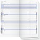 Brunnen Faltkalender Einlage Mod.740 8x15cm 2S/1M 2026