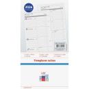 rido/idé Timer action Einlage A6 9,3x17,2cm 2026