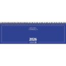 Brunnen Querterminbuch blau 33x10cm 2S/1W 2026