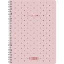 Brunnen Schülerkalender Style A5 2S/1W Pretty Pink 2025/26