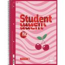 Brunnen Collegeblock A4 Student Premium 80 Blatt Lin.27 Fruity Love