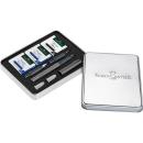 Faber-Castell Füllhalter Grip 2011 Kalligrafie Set anthrazit