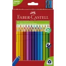 Faber-Castell Jumbo Dreikant Buntstifte 30er Kartonetui